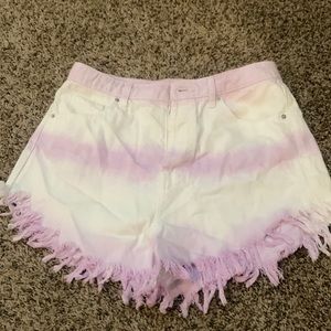 Purple and white wild fable shorts